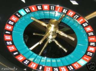 18 Professionally Balanced Roulette Wheel and Set Up  