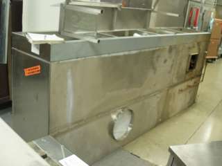 Stainless Commercial Kitchen Hood   122 x 48 x 21  