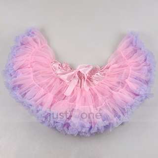 Baby Kids Girls Dancewear Cute Chiffon Tutu Full Pettiskirt Princess 