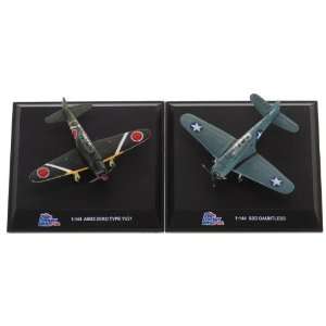  Spitfire MK VIII/IX & SBD Dauntless 1144 scale WWII 