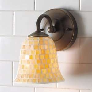  Ballard Designs   1 Light Mosaic Vanity Light   Amber 