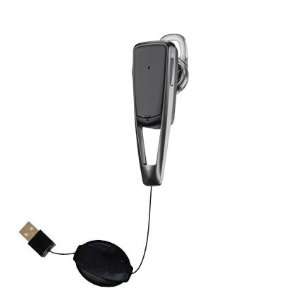  Retractable USB Cable for the Plantronics Savor M1100 with 