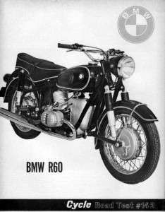 1965 BMW R 60 Motorcycle Road Test  