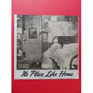 Saturday Evening Post 1945 Art (No place like home) Orinigal Vintage 