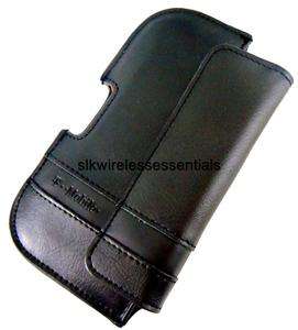 New OEM D3O HTC Sensation 4G Premium Genuine Black Leather Pouch Case 