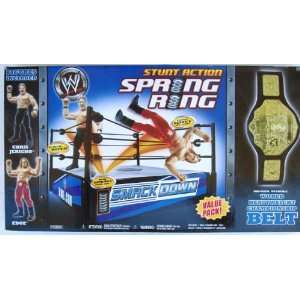  Action Spring Ring Chris Jericho & Edge & Kid Size Belt Toys & Games