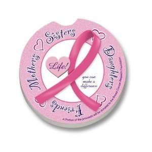 Pink Ribbon, Mothers, Sisters, Daughters, Friends   Single Car Coaster 