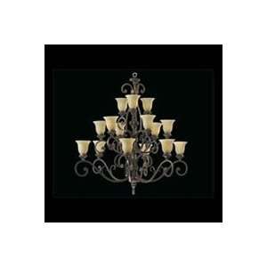  6380   Dauphine Energy Star 15 Light Chandelier 