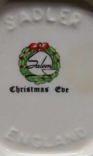 Salem CHRISTMAS EVE Lattice TEAPOT Sadler England  