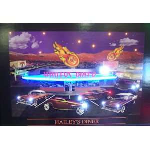  Haileys Diner Neon/LED Poster