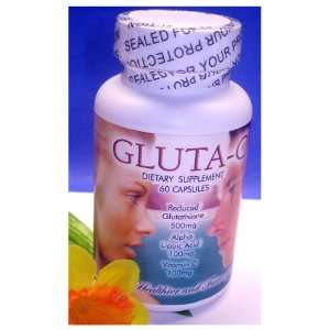  Gluta c Glutathione 60 Capsules Anti oxidant Whitening 