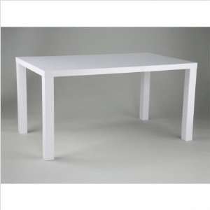  Bundle 18 Abby Dining Table with White Lacquer Finish 