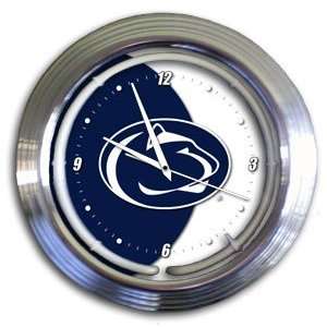  Penn State Nitanny Lions 14 Neon Clock