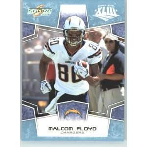 Limited Edition Super Bowl XLIII GLOSSY # 266 Malcom Floyd   San Diego 