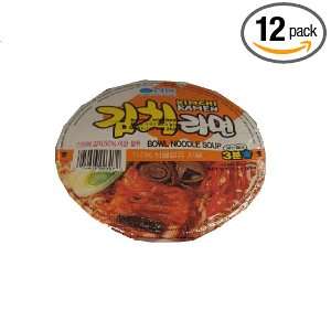 Samyang Kimuchee Bowl Noodle, 3 Ounce Grocery & Gourmet Food