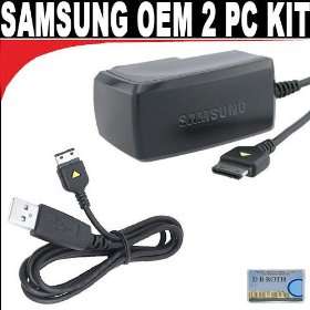   charger + OEM Data cable for Your SAMSUNG Messenger R450 Electronics