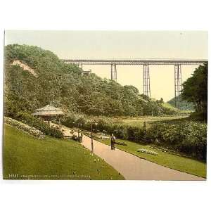  Saltburn by the Sea,the gardens,Yorkshire,England,1890s 