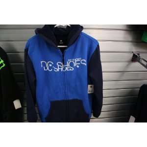  KIDS DC SHOES LINED ZIPUP FLEECE BLUE SMALL Everything 