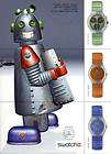 1997 Space Robot SWATCH POSTCARD Canada Virtual Watch
