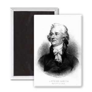  Alexander Hamilton, engraved by Albert   3x2 inch Fridge 