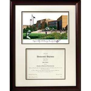  Saginaw Valley State University Graduate Framed Lithograph 