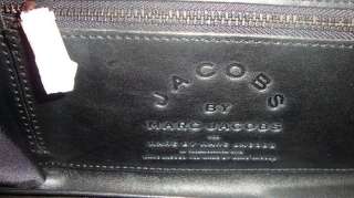 Marc Jacobs White Rubix Clutch Wallet NWT Logo Zipper Pull Purse 
