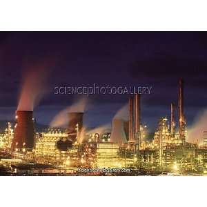  Petrochemical plant Framed Prints
