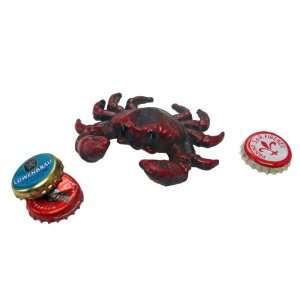  Deep Sea Red Crab Cast Iron Bottle Opener Set of Two 