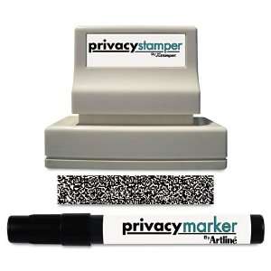 Xstamper Products   Xstamper   Secure Stamp S18 w/Marker, 15/16 x 2 