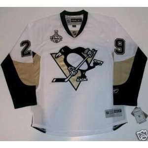  Marc Andre Fleury Pittsburgh Penguins Cup Jersey Rbk 
