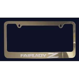 Nissan Fairlady Z License Plate Frame (Zinc Metal)