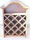 vintage wood wine rack  