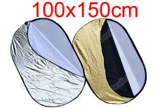   60 5 in 1 Outdoor Light Mulit Collapsible Oval Reflector Photography