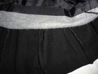 ROTHSCHILD Winter Coat Girls Size 8 Dress Wool Black Hooded Faux Fur 