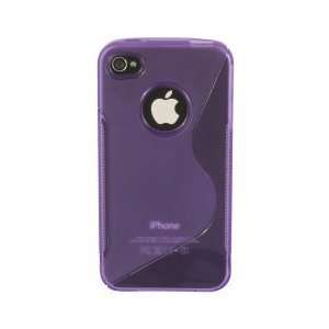  Ryno® TPU Hybrid Case   Purple For iPhone 4 Cell Phones 