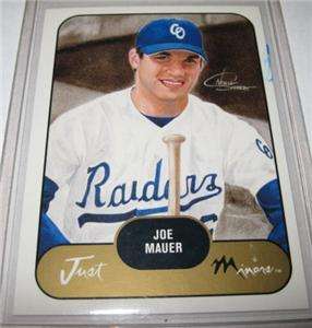 2002 Just Prospects Joe Mauer Minor League Rookie SP RC  