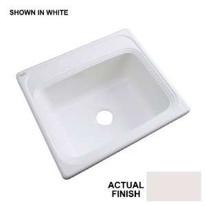  Dekor Single Basin Acrylic Topmount Kitchen Sink 38009 