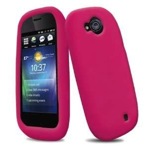   Hot Pink Soft Silicone Skin Case for Dell Aero (AT&T) 