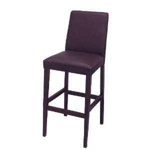  Avila Parson 30 Bar Stool Chair   Black (Black) (44.5H x 