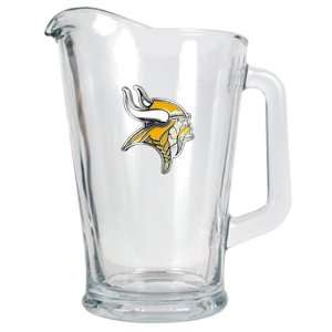  Minnesota Vikings NFL 60oz Glass Pitcher   Primary Logo 