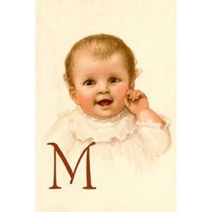Baby Face M   Poster by Ida Waugh (12x18)
