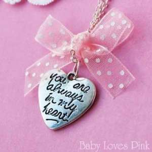    You Are Always in My Heart   Forever Love Necklace 