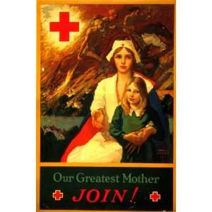  1917 Our greatest mother   join Red Cross nurse