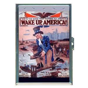   War I Uncle Sam Navy ID Holder, Cigarette Case or Wallet MADE IN USA