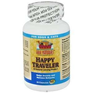  Ark Naturals   Happy Traveler For Dogs & Cats, 30 capsules 