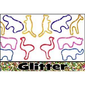  Glitter Animal Shaped Rubba Bandz (12 pack) #30 