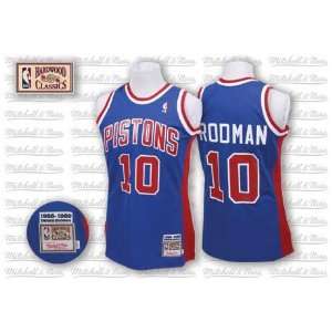  Dennis Rodman Pistons 1989 Mitchell & Ness Jersey Sports 