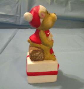 This FLAMBRO 1983 TED E. BEAR & FRIENDS PORCELAIN FIGURINE is in VERY 