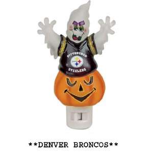  NFL Denver Broncos Halloween Ghost Night Light