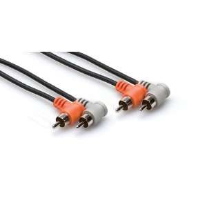   NEW HOSA CRA 202RR 6 FOOT DUAL RCA RIGHT ANGLE CABLE Electronics